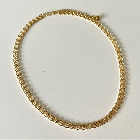 boutique Jewelry - Classic Gold Chain Necklace Minimalist Link Boutique
